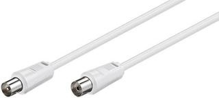 Microconnect COAX050W cavo coassiale 5 m Bianco