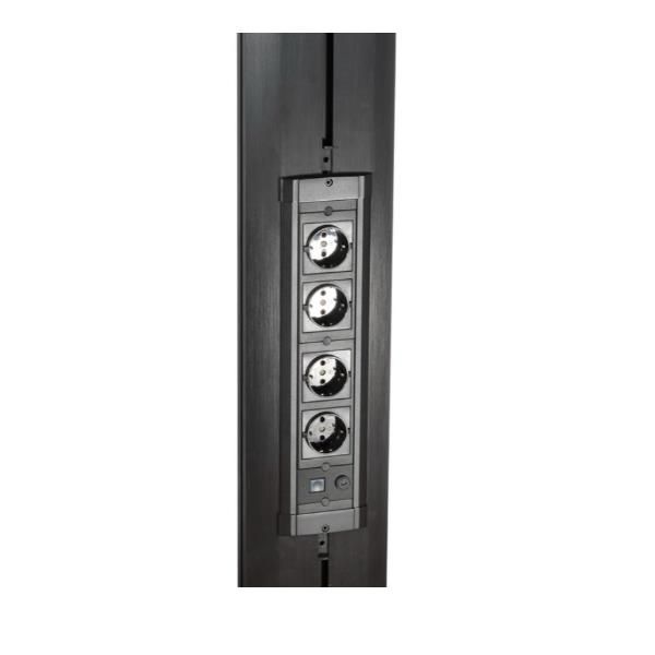 Multibrackets - Supporto - per pannello piatto - acciaio - nero - dimensione sc…