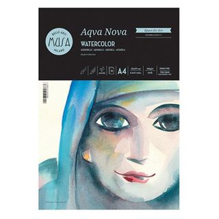 Musa Belle Arti Aqva Nova - Blocco colori ad acqua - A4 - 12 fogli