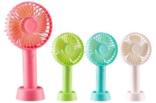 NATALUNA VENTILATORE PORT.USB 21X10,6X4,4CM 4 COLORI