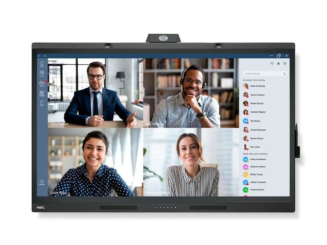 NEC MultiSync WD551 Pannello piatto interattivo 139,7 cm (55") IPS 400 cd/m2 4K…