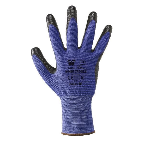 NERI SAFETY CF12PA GUANTI 16 NBR CRINKLE TG10