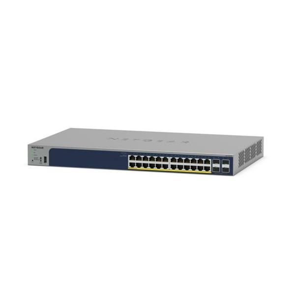 NETGEAR Smart GS728TPP - Switch - L3 Lite - intelligente - 24 x 10/100/1000 (Po…