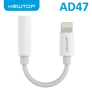 NEWTOP AD47 ADATTATORE DA LIGHTNING/AUX 3.5F