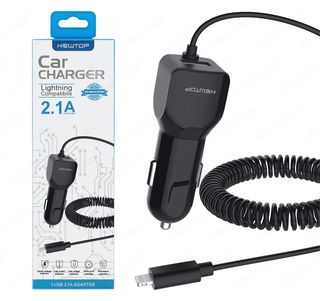 NEWTOP CC05 CAR CHARGER 1 USB LIGHTNING