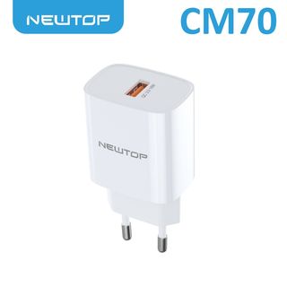 NEWTOP CM70 CARICATORE DA MURO QC3.0 18W