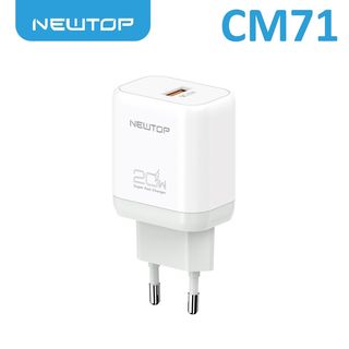 NEWTOP CM71 CARICATORE DA MURO QC 3.0 20W