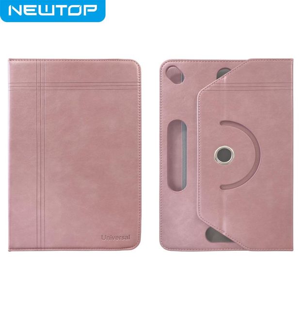 NEWTOP COVER TABLET UNIVERSALE IN PELLE PU RUOTABILE 360° ELASTICO 10" 16:9