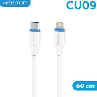 NEWTOP CU09 BLULINE CAVO 60CM TYPE-C/LIGHTNING PD MAX 3A
