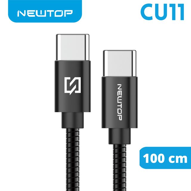 NEWTOP CU11 STEEL CAVO 100CM TYPE-C/TYPE-C