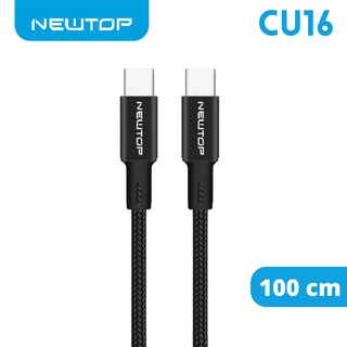 NEWTOP CU16 CORD ALUMINIUM CAVO 100CM TYPE-C/TYPE-C