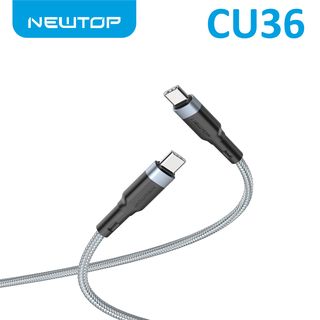 NEWTOP CU36 NYLON CAVO TYPE-C/TYPE-C 100CM