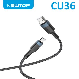 NEWTOP CU36 NYLON CAVO USB/TYPE-C 100CM