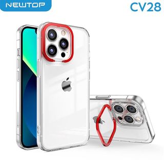 NEWTOP CV28 TPU CLEAR CAMERA COLOR STAND APPLE IPHONE 14 PLUS