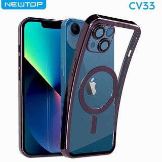NEWTOP CV33 COVER CROMO RINGS APPLE IPHONE 16