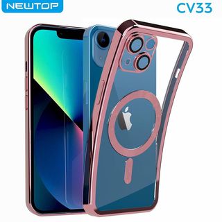 NEWTOP CV33 COVER CROMO RINGS APPLE IPHONE 16 PLUS
