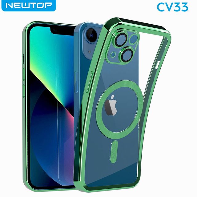 NEWTOP CV33 COVER CROMO RINGS APPLE IPHONE 17