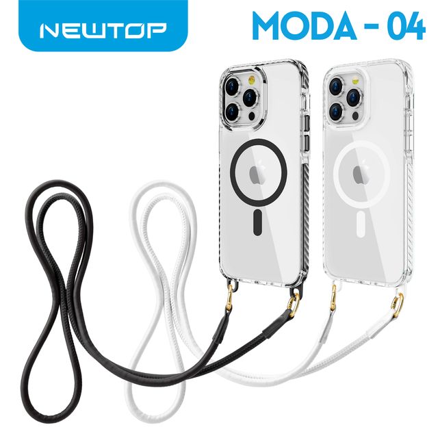 NEWTOP CV38 COVER MODA - 04 SUPER CLEAR CON LACCETTO SAMSUNG