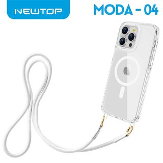 NEWTOP CV38-04 SUPER CLEAR CON LACCETTO IPHONE 14 PRO