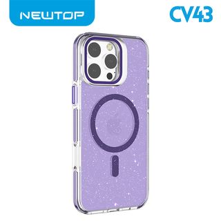 NEWTOP CV43-09 SUPPORTO CON GLITTER APPLE IPHONE 17