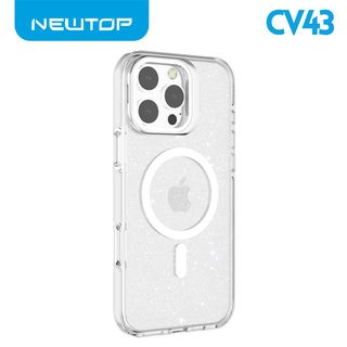 NEWTOP CV43-09 SUPPORTO CON GLITTER APPLE IPHONE 17