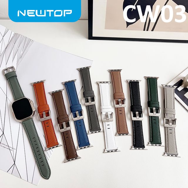 NEWTOP CW03 CINTURINO WATCH IN PELLE LITCHI