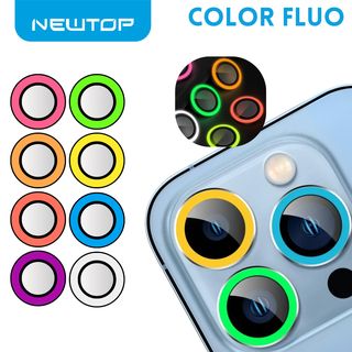 NEWTOP FOTOCAMERA COLORE FLUO VETRO TEMPERATO