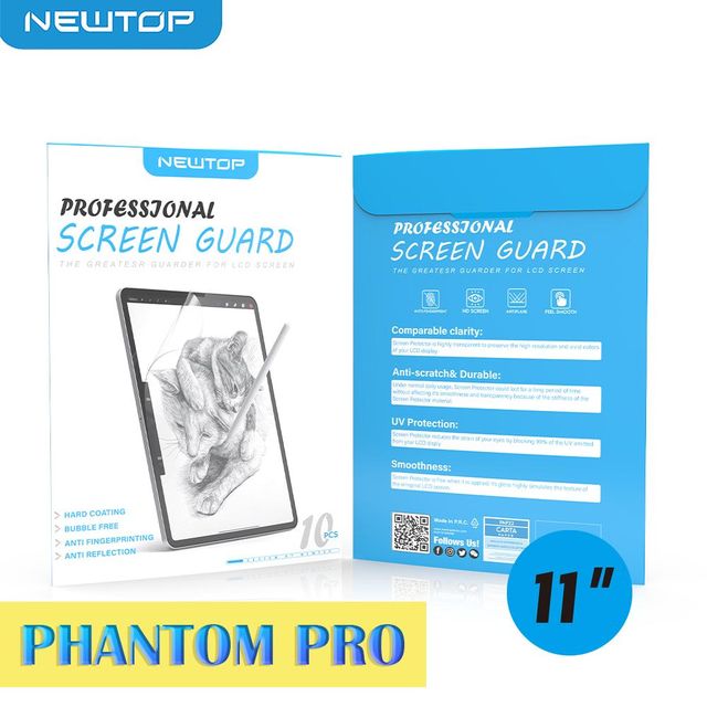 NEWTOP PELLICOLE PER PHANTOM PRO TABLET ULTRAHD 11" 300MM*200MM