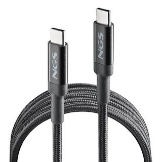 NGS CAVO USB-C MASCHIO/MASCHIO PER RICARICA RAPIDA 65 W 2 MT NERO