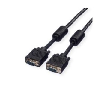 NILOX CAVO VGA ALTA QUALITA' FERRITE + DDC HD15 DOPPIA SCHERMATURA MASCHIO-MASC…