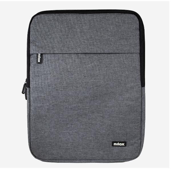 NILOX TECH BORSA A FONTINA PER NOTEBOOK DA 13.3" IN POLIESTERE 2 SCOMPARTI GRIG…