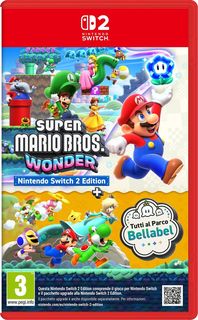 NINTENDO SWITCH 2 SUPER MARIO BROS WONDER + TUTTI AL PARCO BELLABEL