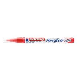 Edding 5300, Rosso, Tipo di punta, Plastica, 1 mm, 2 mm, Inchiostro a base di a…