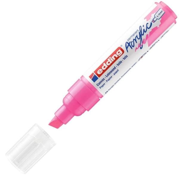 Edding E-5000069, Rosa, Punta smussata, Rosa, 5 mm, 1 cm, Inchiostro a base di …