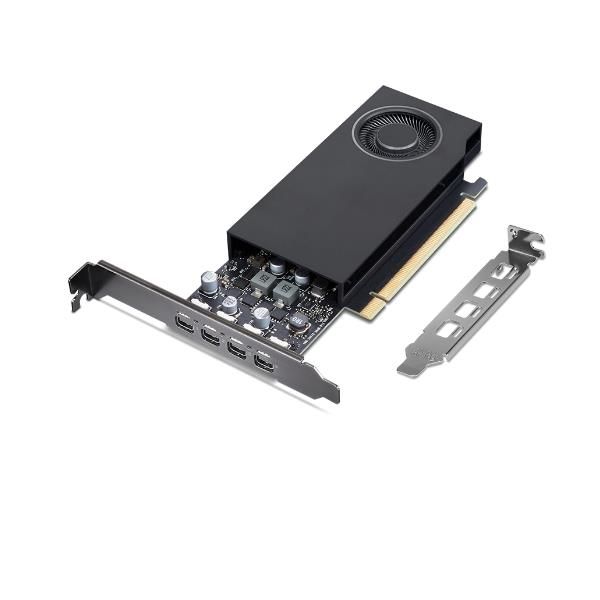 NVIDIA RTX A400 - Scheda grafica - RTX A400 - 4 GB GDDR6 - PCIe 4.0 x8 - 4 x Mi…
