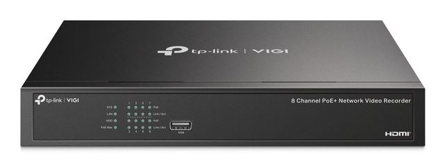 NVR IP 8 CHANNEL POE NETWORK