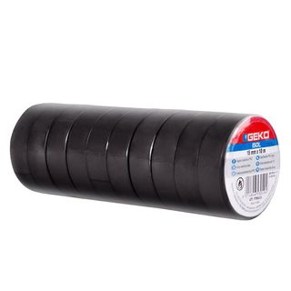 Nastro adesivo isolante 15mmx10mt nero Geko