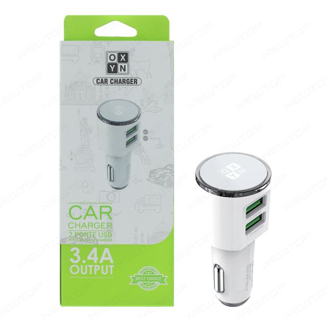 OXYN CARICATORE AUTO 3.4A 2USB