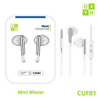OXYN CUF01 MINI BLISTER AURICOLARI UNIVERSALE AUX 3.5MM