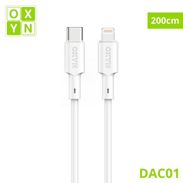 OXYN DAC01 CAVO 27W TYPE-C/LIGHTNING 200CM