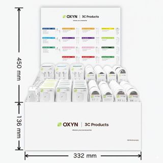 OXYN ESPOSITORE DA BANCO IN PLEXIGLASS PER ACCESSORI MINI BLISTER