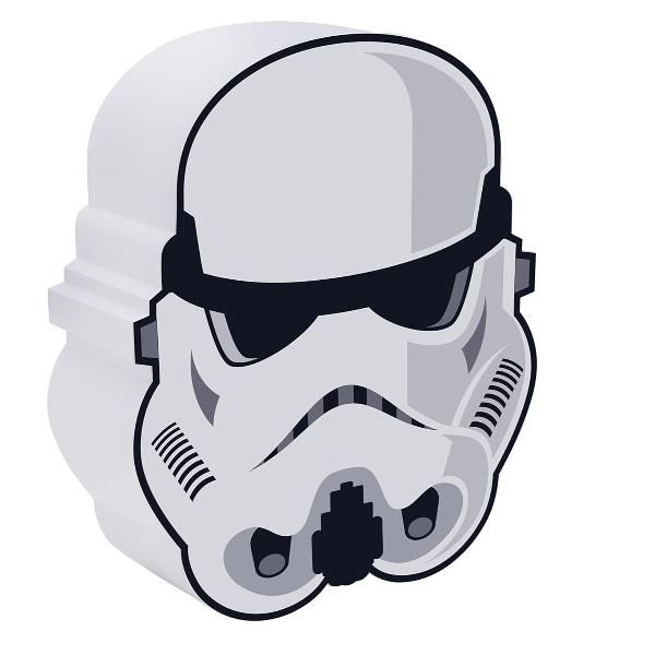 PALADONE PP9478SW LAMPADA DA SCRIVANIA STORMTROOPER STAR WARS 2D BIANCO NERO