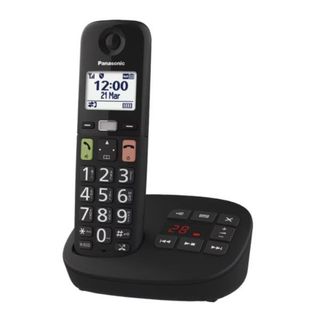 PANASONIC KX-TGU130EXB TELEFONO CORDLESS DECT CON SEGRETERIA TASTI GRANDI DISPL…