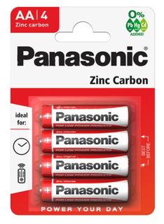 PANASONIC PILA ZINC CARBON AA BL4