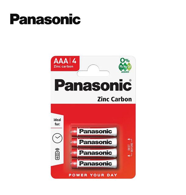 PANASONIC PILA ZINC CARBON AAA BL4