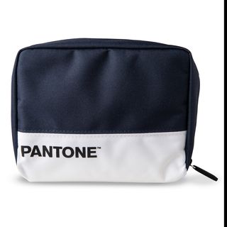 PANTONE ORGANIZER DA VIAGGIO 12.5X15X5CM TASCHE INTERNE CHIUSURA ZIP BLU