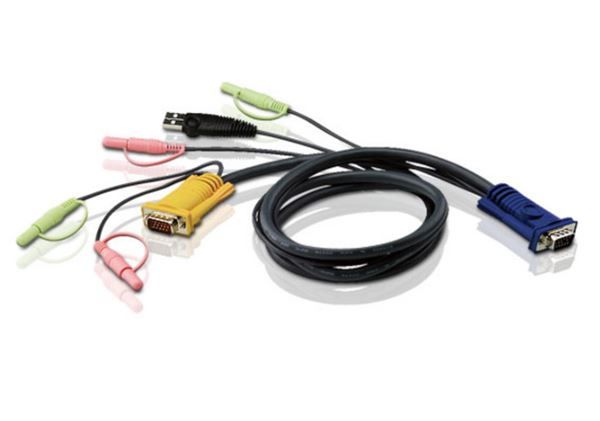 ATEN 2L-5305U - Cavi tastiera / video / mouse / audio - 15 pin D-Sub (DB-15), m…