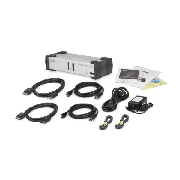 ATEN CS1912 KVMP Switch - Switch KVM / audio / USB - 2 x KVM / audio / USB - 1 …