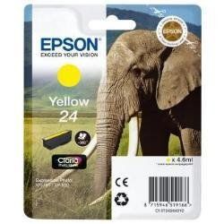 Epson 24 - 4.6 ml - giallo - originale - blister con allarme a radiofrequenza -…