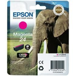 Epson 24 - 4.6 ml - magenta - originale - blister con allarme a radiofrequenza …